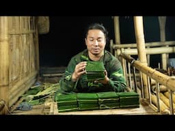 Making Wrapped Sticky Rice Cake to Celebrate Traditional New Year: River Survival | EP.429