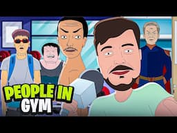 MrBeast 50,000 Challenge Ft. Lil Jhola || People In Gym @SwetaBasnet11