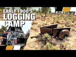 "This Camp Burned" Central Oregon Desert Finds | Northwest Bronco Overlanding