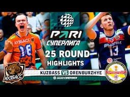 Kuzbass vs. Orenburzhye | HIGHLIGHTS | 25 Round | Pari SuperLeague 2025