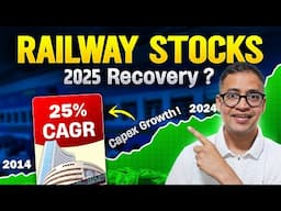 3 Railway Growth Stocks - Latest Updates in 2025? 🚂🚀 Rahul Jain #marketcrash #railway #2025