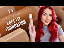 NEW Fenty Beauty SOFT’LIT Naturally Luminous Hydrating Foundation Wear Test & Review