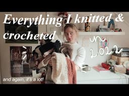 Everything I Knitted & Crocheted in 2022