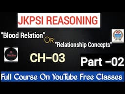 Blood Relation Jkpsi Reasoning/ #jkssb #jkpsi