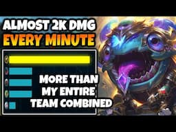 AP KOG'MAW MID does SO MUCH DAMAGE. Literally more than my entire team combined.