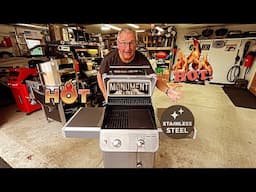 Monument Grills Mesa 200S Stainless Steel Gas Grill! / Cast Iron Seared Tenderloin Steak!