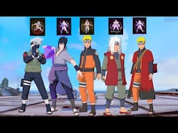 First Time 50 Kills Challenge🔥 with Naruto, Sasuke, Kakashi,Jiraiya & Sakura Bundle Only Factory Top