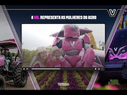 A mascote da Valtra, a robô Val, impulsiona a presença feminina no agro