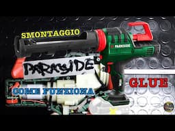 PARKSIDE PISTOLA PER SILICONE o SIGILLANTE RICARICABILE manutenzione funzionamento smontaggio test