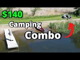 How Good is a $140 Walmart Camping Combo? (Pop-up tent, camping chairs, sleeping bag & Table)