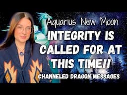 Aquarius New Moon 1.29.25 | Walk The Walk With Integrity & Examining Relationships To Control