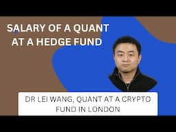 SALARY OF A QUANT AT HEDGE FUNDS