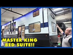 Amazing Island Bar Destination Trailer! 2025 Forest River Cherokee Timberwolf 39AL