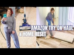 HOME RESET & AMAZON TRY ON HAUL | LOUNGE SETS | CLEANING MOTIVATION | KIMI COPE