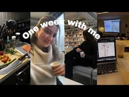 ONE WEEK WITH ME | Cosy Uni diaries ( studying, cooking, gym) سيمانة معايا في البرد ✨😍