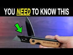 WORKPRO 2-in-1 Folding Knife/Utility Knife