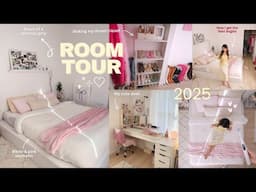 COZY & GIRLY ROOM TOUR🧺 Dream renovations, how I get unique angles for vlogs, & decor inspo!