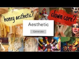 Fashion designs using an aesthetic generator