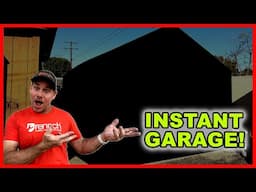 Garage Storage HACK! Adding 240 Square Feet Of Storage With The Vevor 12 X 20 Carport!