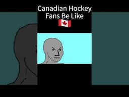 Canadian Hockey Fans Be Like 🇨🇦🏒 #nhl #hockey