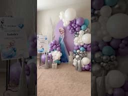 Frozen Balloon Backdrop For Birthday Parties ❄️