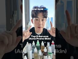 Top 5 serums for acne prone skin #acne #korean #kbeauty #acnefree