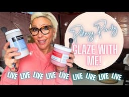 GLAZE POTTERY WITH ME LIVE!! Join the Pottery Party!! Bring you Pressing Questions! Can we say 10K?