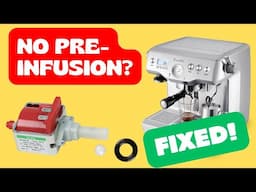 How to Repair a Faulty Pump on The Breville Dual Boiler or Oracle. BES920,980