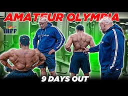 Peak Week Series|| Back & Shoulder Workout||9 Days Out|| Depletion Phase|| Training With Guru Ji