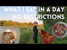 WHAT I EAT IN A DAY |🥐 without restriction | postpartum | Toning up | building muscle