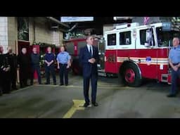 President Obama Meets with Firefighters in New York*May 5, 2011.