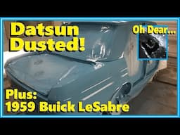 Will it Run? Paint Time for the 1967 Datsun 411! Plus: 1959 Buick LeSabre Rust, and Frame Repair!