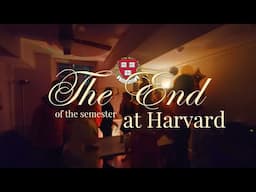 my end of the semester at harvard | aesthetic vlog