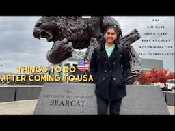 Things To Do After Coming To USA | Study/Work In USA