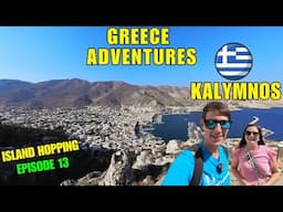 KALYMNOS 🇬🇷  - Taxi Trip to Stunning View on Kalymnos Town