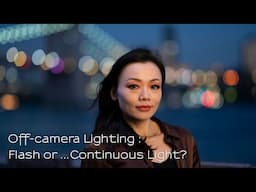 On-location portraits with off-camera continuous light