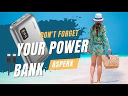 Power On the Go: ASPERX 65W 20000mAh Power Bank Review – Fast, Versatile, and Reliable