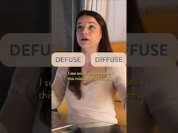 Should you use DEFUSE or DIFFUSE?!