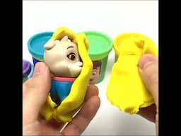 6 Puppy Dog Pals Colorful Surprise Play-Doh Toys #shorts