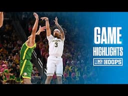 Oregon at Michigan | HIGHLIGHTS | Big Ten Basketball | 02/05/2025