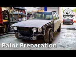 Removing More Parts & Sanding The Chassis For Paint | BMW E30 Touring Restoration - Part 7