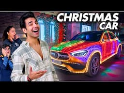 We Built a CHRISTMAS CAR with my Brother & Sister | Rimorav Vlogs