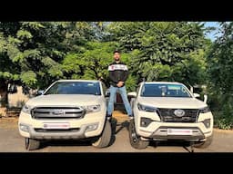 Toyota Fortuner Vs Ford Endeavour Full Comparison | Crazy4cars