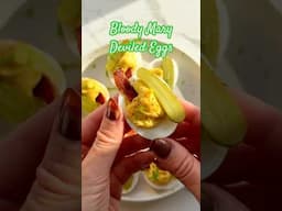 Bloody Mary Deviled Eggs