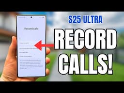 Enable Call Recording on your Samsung Galaxy S25 Ultra in 10 seconds! (New In One UI 7)