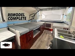 How We Brought Our Pop Up Camper BACK TO LIFE! | The Highwall Remodel Pt. 6