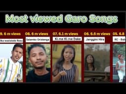 Most viewed Garo Songs on Youtube in the world ll Top/popular views Garo songs