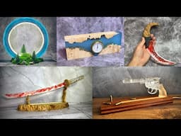 16 Amazing DIY Projects - Inspiring Wood and Epoxy Resin Projects