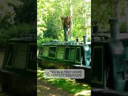 Would you want this life? #canalboat #narrowboat #boatlife #boating #tinyhome #simplelife #rural