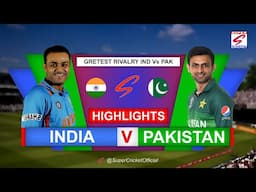 The Intense Rivalry: India Vs Pakistan cricket match highlights